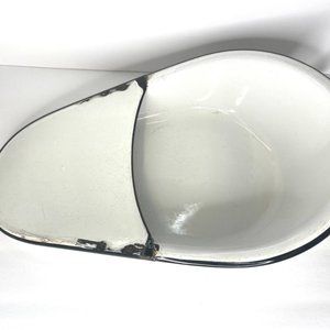 Vintage Painted Enamel Basin Bedpan Great for flowers in yard